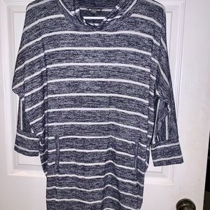 Striped Comfy 1/4 Sleeve Tee